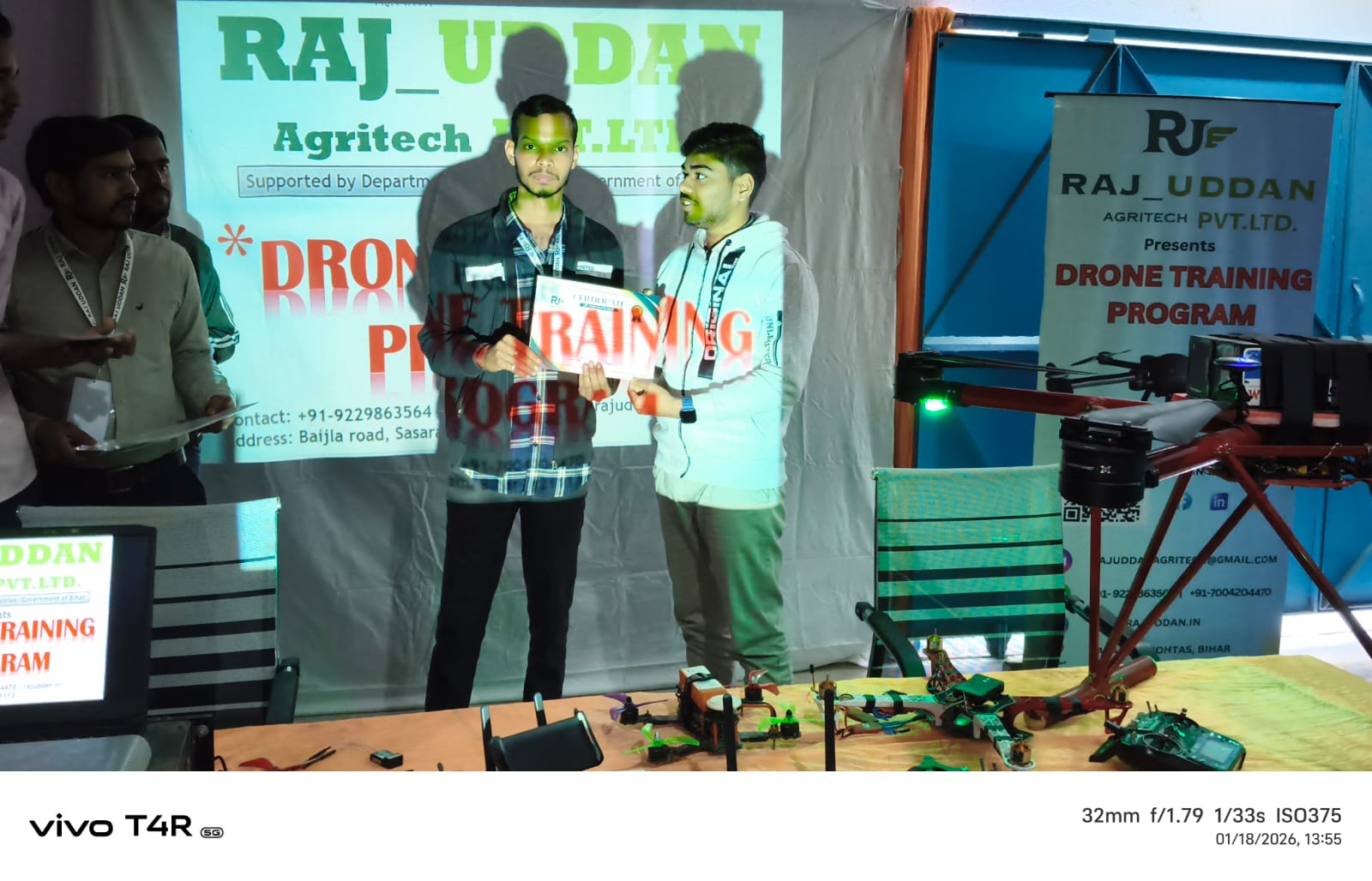 Certificate distribution ceremony